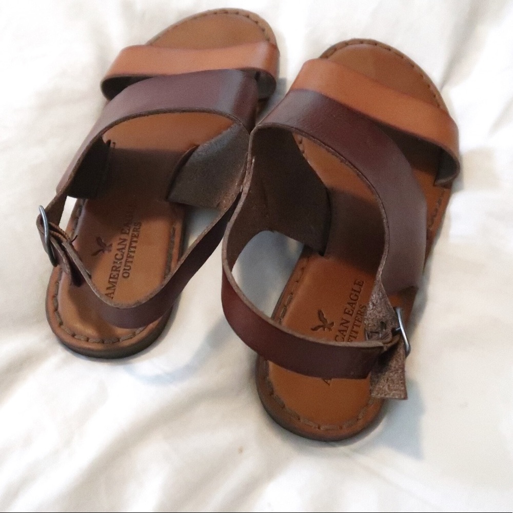 American Eagle Colorblocked Slingback Sandals - Picture 3 of 8